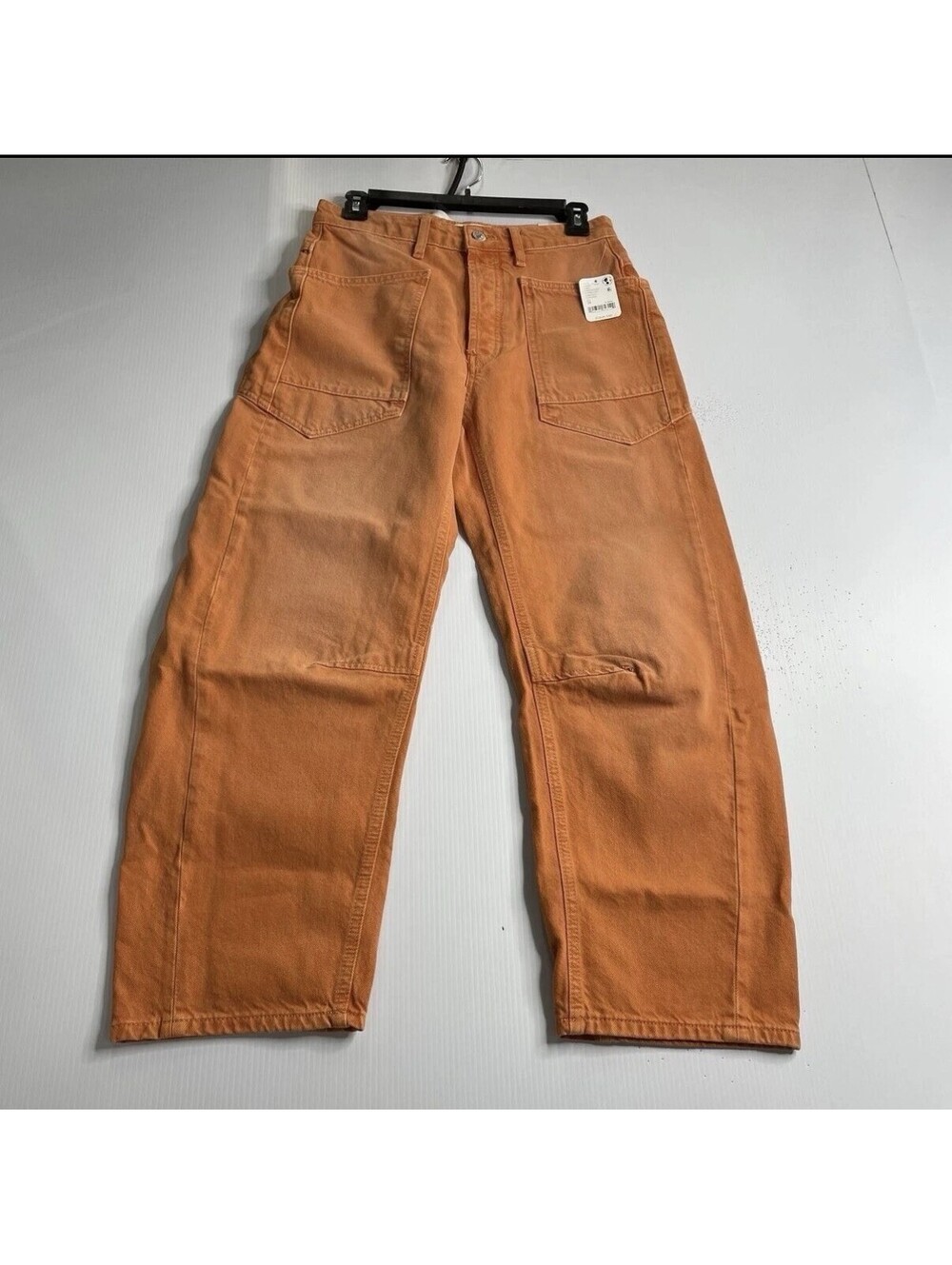 NEW FREE PEOPLE We The Free Minimalist Moxie Barrel Jeans Women's Size 24